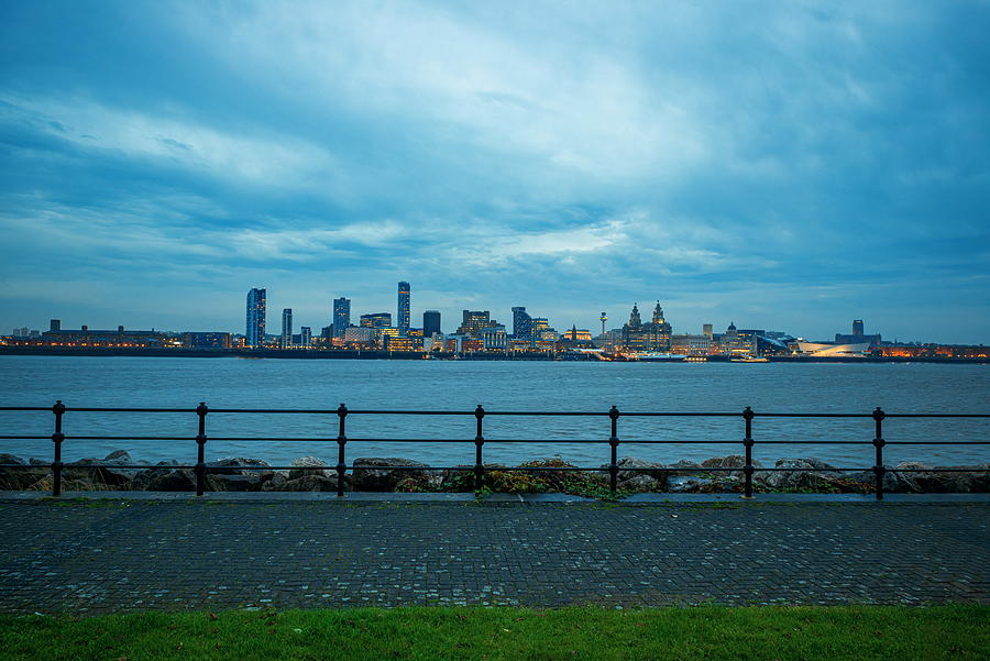 Liverpool skyline #2 Photograph by Songquan Deng
