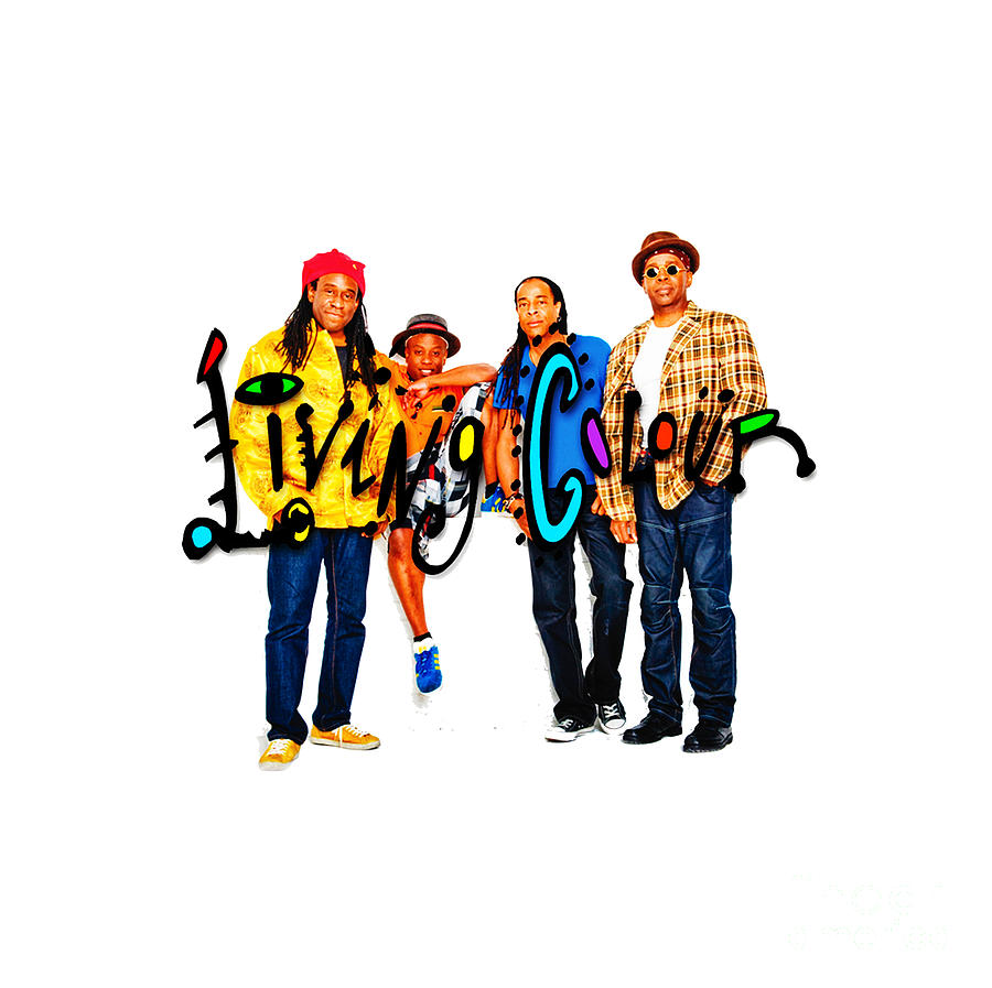 Living Colour Band American rock Mixed Media by Simpson Anand - Pixels