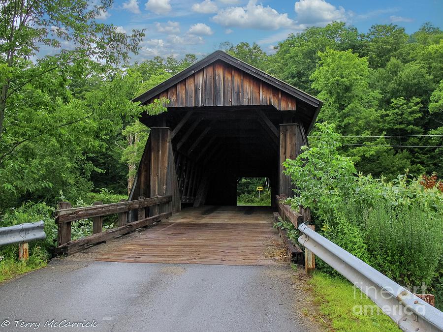 Livingston Manor Covered Bridge NY Photograph by Terry McCarrick - Fine ...