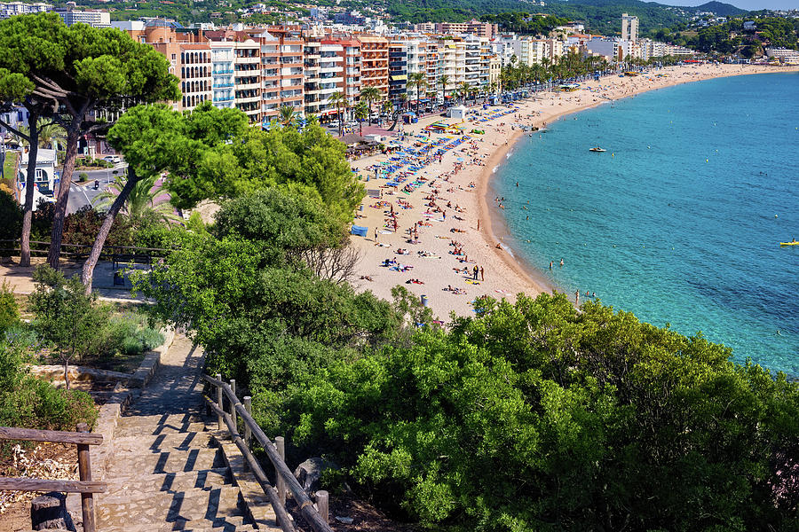 Lloret de Mar Resort Town on Costa Brava in Spain #2 Photograph by Artur Bogacki