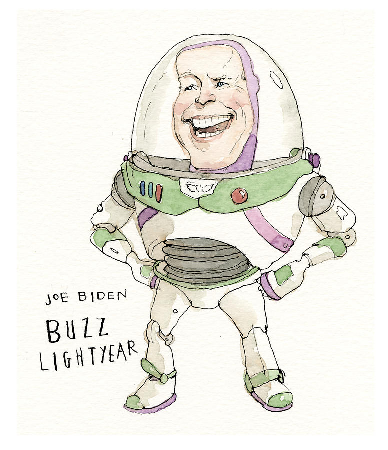 Toy Story Painting - Looney Dems Presidential Wannabes, Cartoonified #2 by Barry Blitt