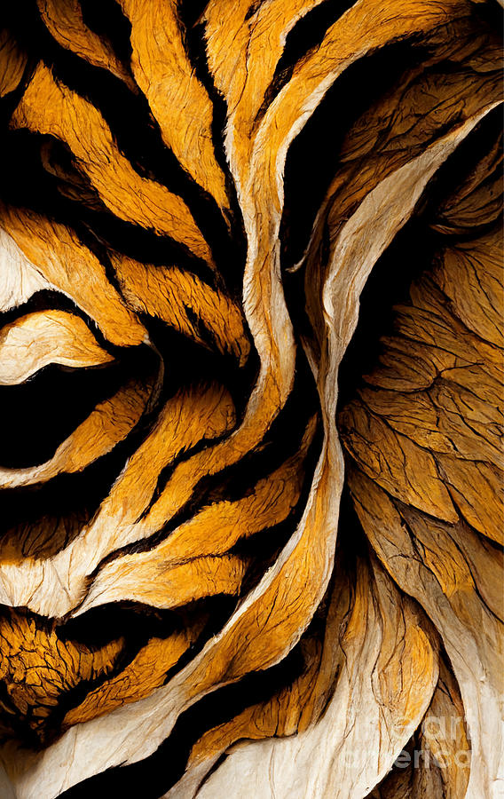 Nature Digital Art - Love tigers #2 by Sabantha
