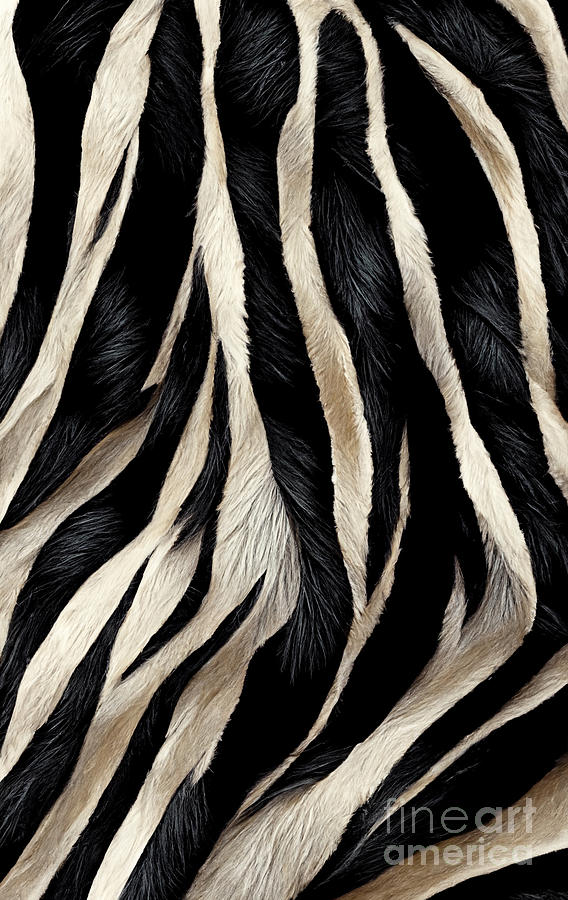 Nature Digital Art - Love zebras #3 by Sabantha