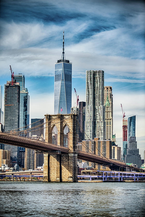 Lower Manhattan New York City Panorama #2 Photograph by Alex Grichenko