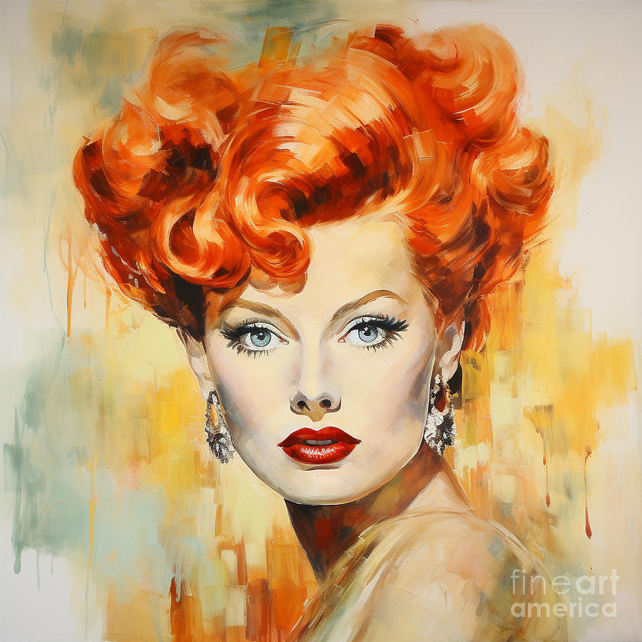 Lucille Ball Digital Art by Lori Stewart - Fine Art America