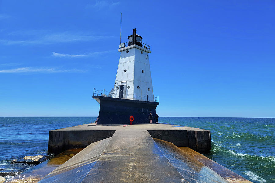 Ludington Lighthouse Photograph by Michael Rucker - Fine Art America