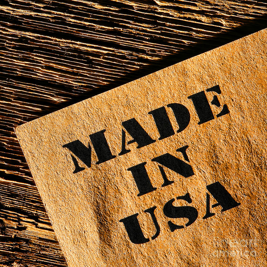 Made in USA Paper Photograph by Olivier Le Queinec
