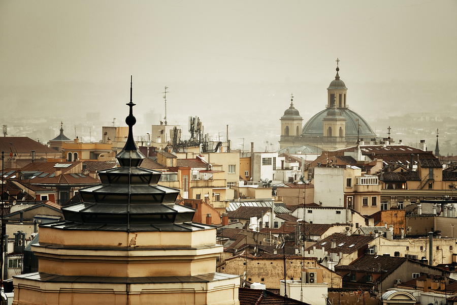 Madrid rooftop view  #2 Photograph by Songquan Deng