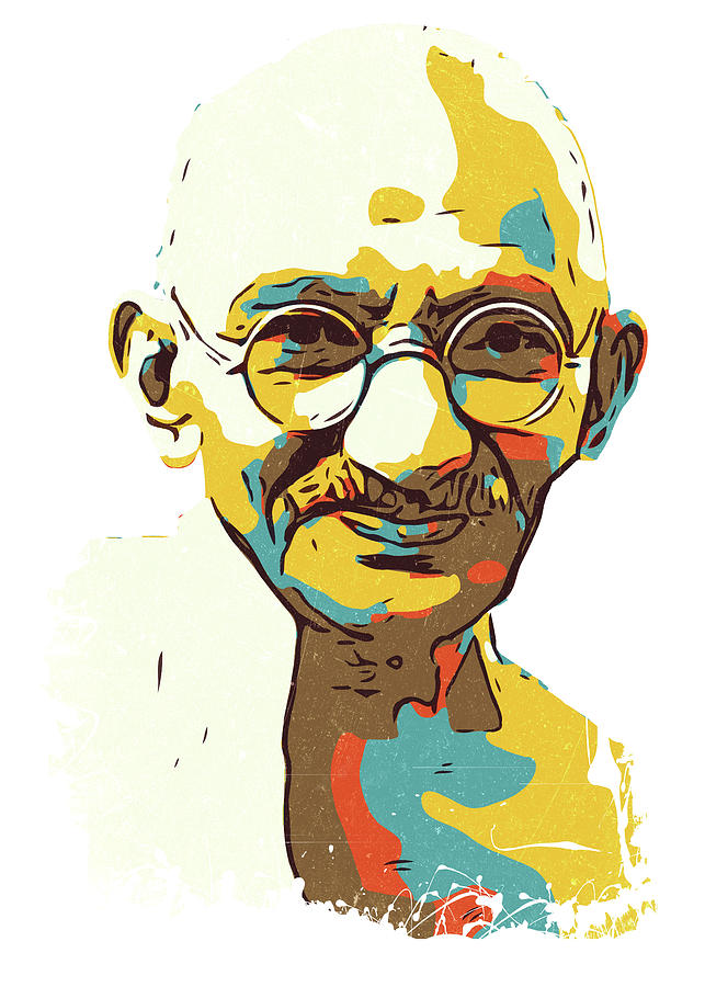 Mahatma Gandhi Artwork Painting by New Art