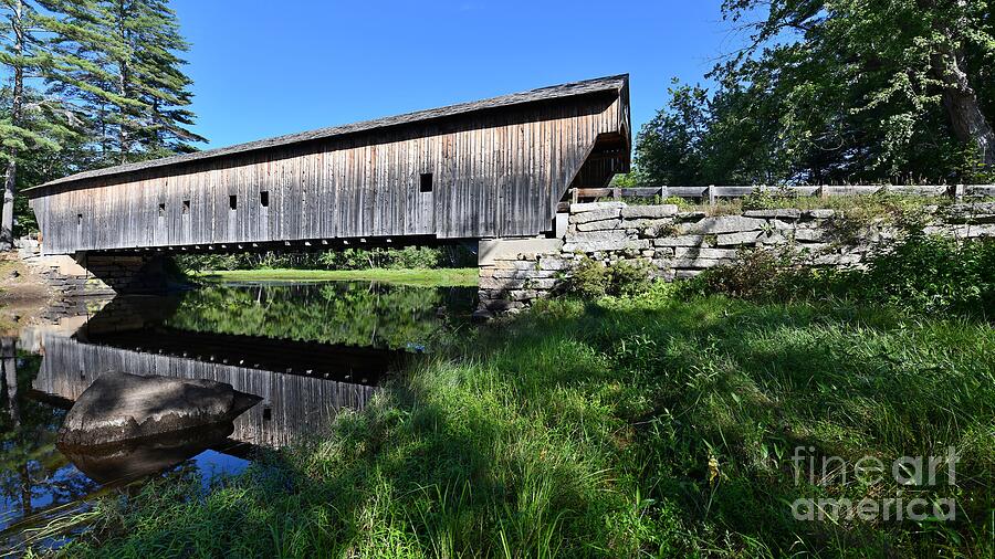 Maine Covered Bridge  #1 Photograph by Steve Brown