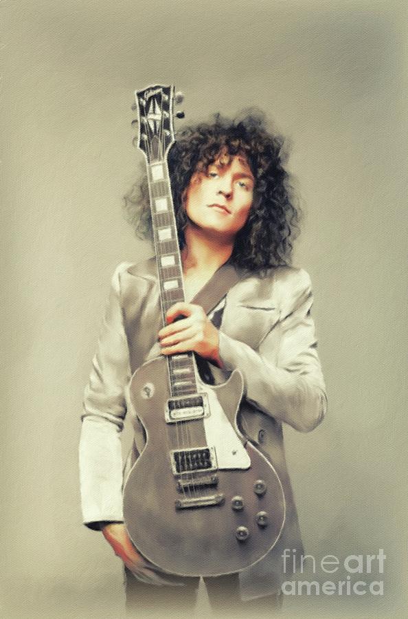 Marc Bolan, Music Legend Painting