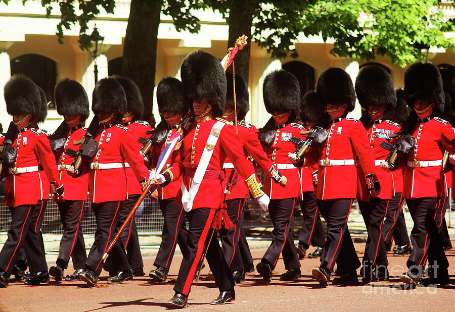 Marching British guardsmen Photograph by Carnegie Forty Two | Pixels