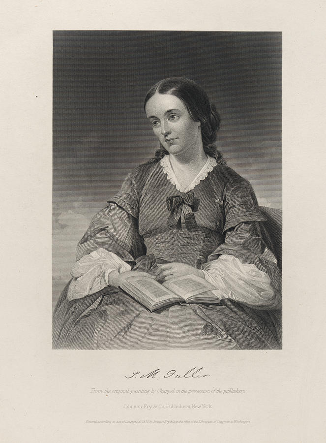 Margaret Fuller Drawing by Johnson Fry Co - Pixels