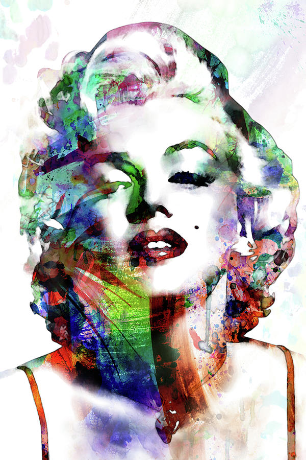Marilyn Digital Art - Marilyn #2 by Michael Tompsett