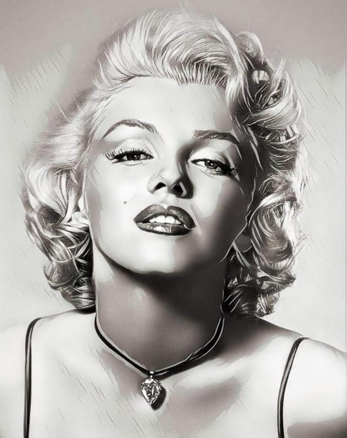 Marilyn Monroe Pop Art USA Digital Art by Art by Sascha Schuerz