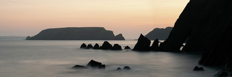 Marloes Sands Beach Sunset Pembrokeshire Coast Wales #2 Photograph by Sonny Ryse