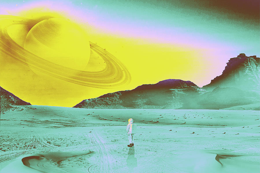 Martian by Ahmet Asar #2 Digital Art by Celestial Images