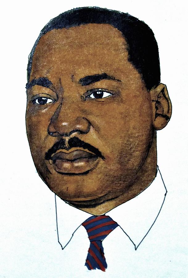 Martin Luther King Drawing by Allan Phillips Fine Art America