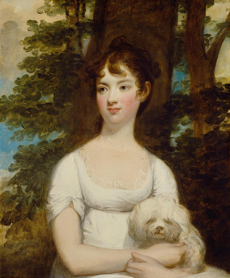 Mary Barry #3 Painting by Gilbert Stuart