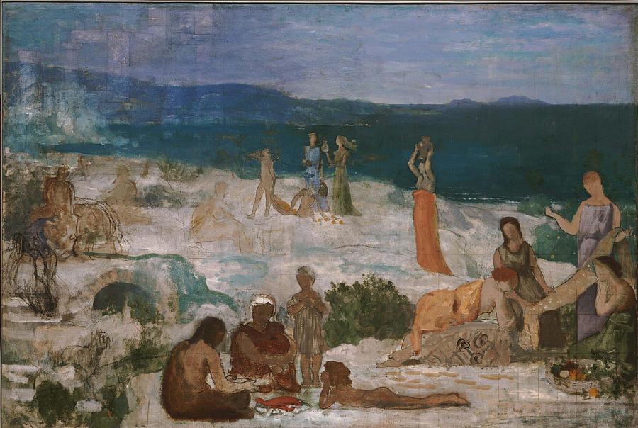 Pierre Puvis De Chavannes Painting - Massilia  Greek Colony  #2 by Pierre Puvis de Chavannes