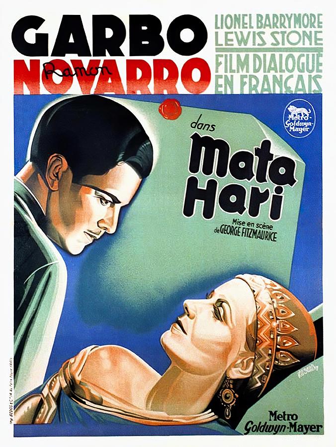 Vintage Mixed Media - Mata Hari, 1931 - art by Joseph Koutachy  by Movie World Posters