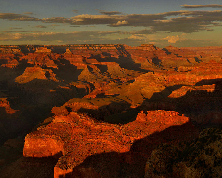 Mather Point Sunset #1 Photograph by Stephen Vecchiotti