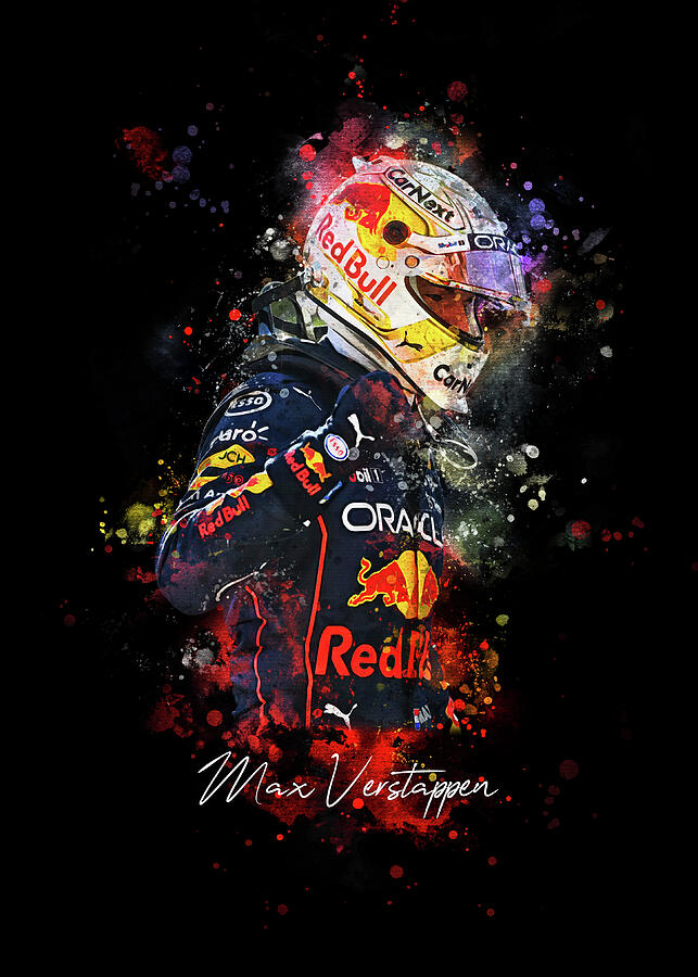 Max Verstappen #2 Digital Art by Duke Justin - Fine Art America