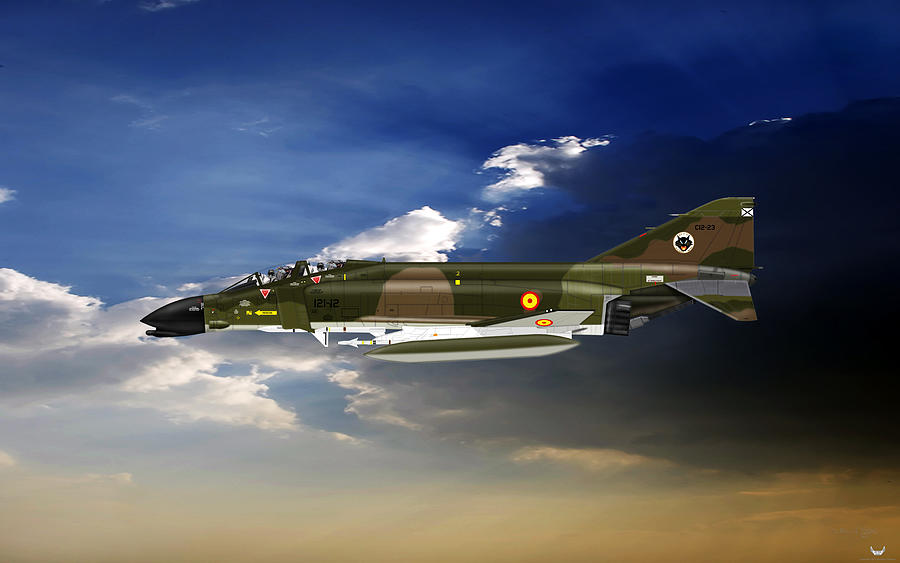 McDonnell Douglas F-4C Phantom II #2 Digital Art by Arthur Eggers
