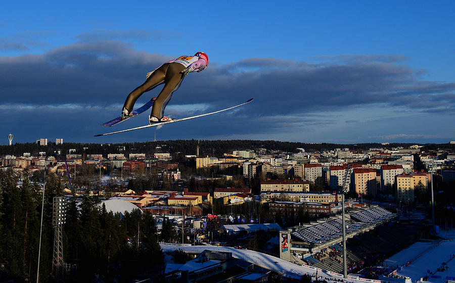 Mens Team Ski Jumping HS130 - FIS Nordic World Ski Championships #2 Photograph by Matthias Hangst
