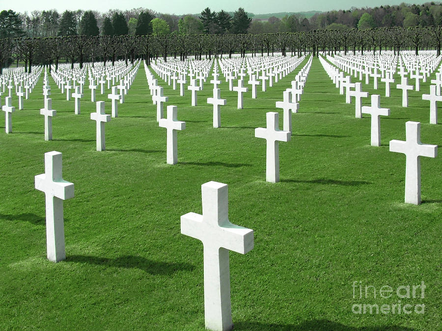 Meuse Argonne American Cemetery #2 Digital Art by Joseph Hendrix