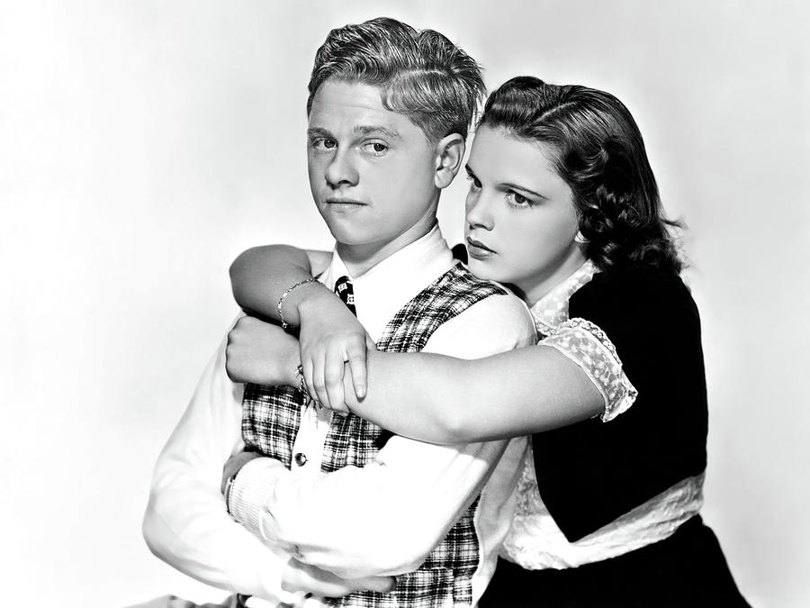 MICKEY ROONEY and JUDY GARLAND in LOVE FINDS ANDY HARDY -1938-, directed by GEORGE B. SEITZ. #2 Photograph by Album