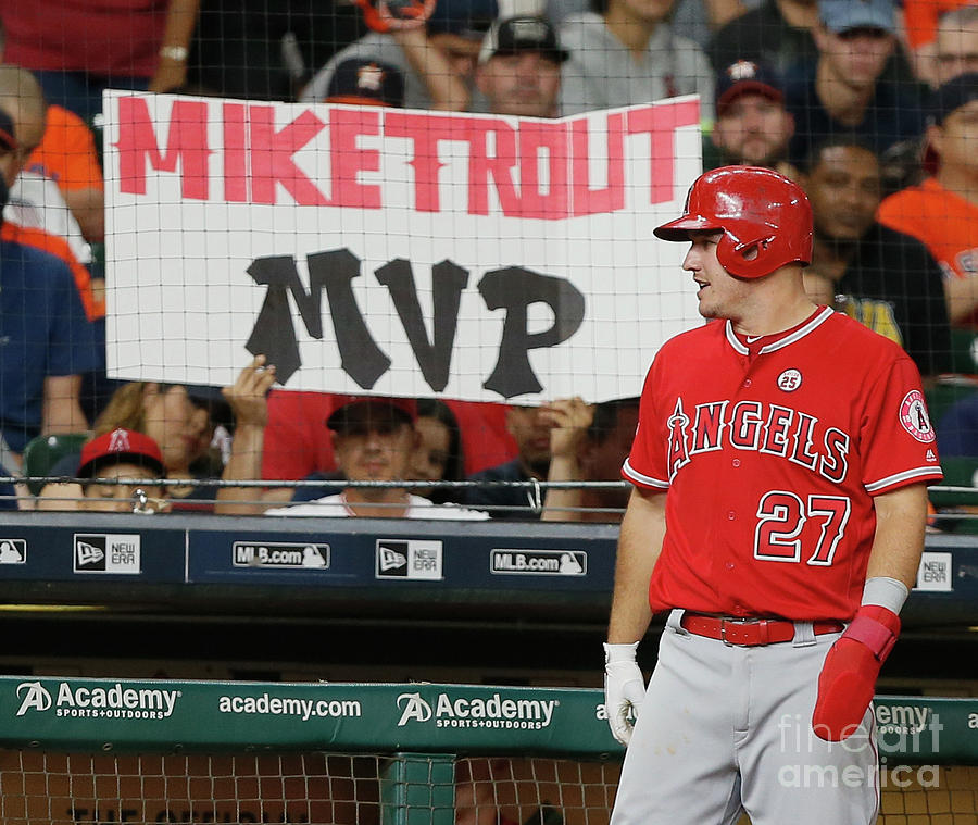 Mike Trout Photograph by Bob Levey Mike Trout Photograph by Bob Levey