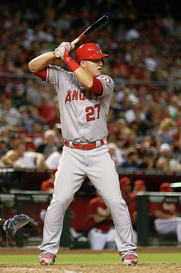 Mike Trout Photograph by Christian Petersen