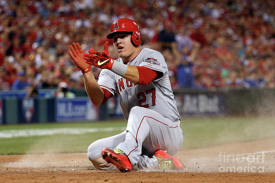 Mike Trout #2 Photograph by Rob Carr