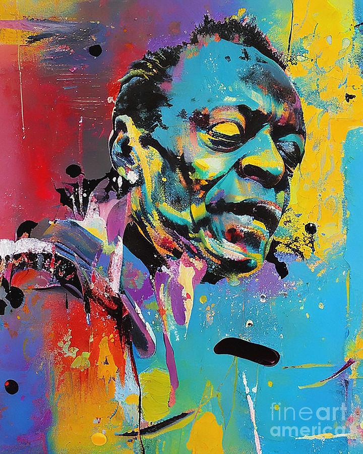 Miles Davis Abstract Art Mixed Media by Lisa Von - Fine Art America