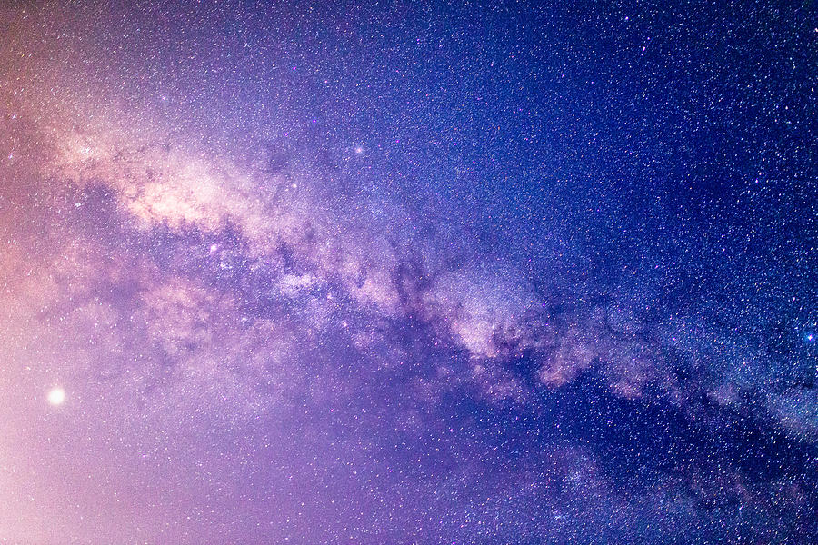 Milky way galaxy with stars and space dust in the universe #2 Photograph by Pakin Songmor