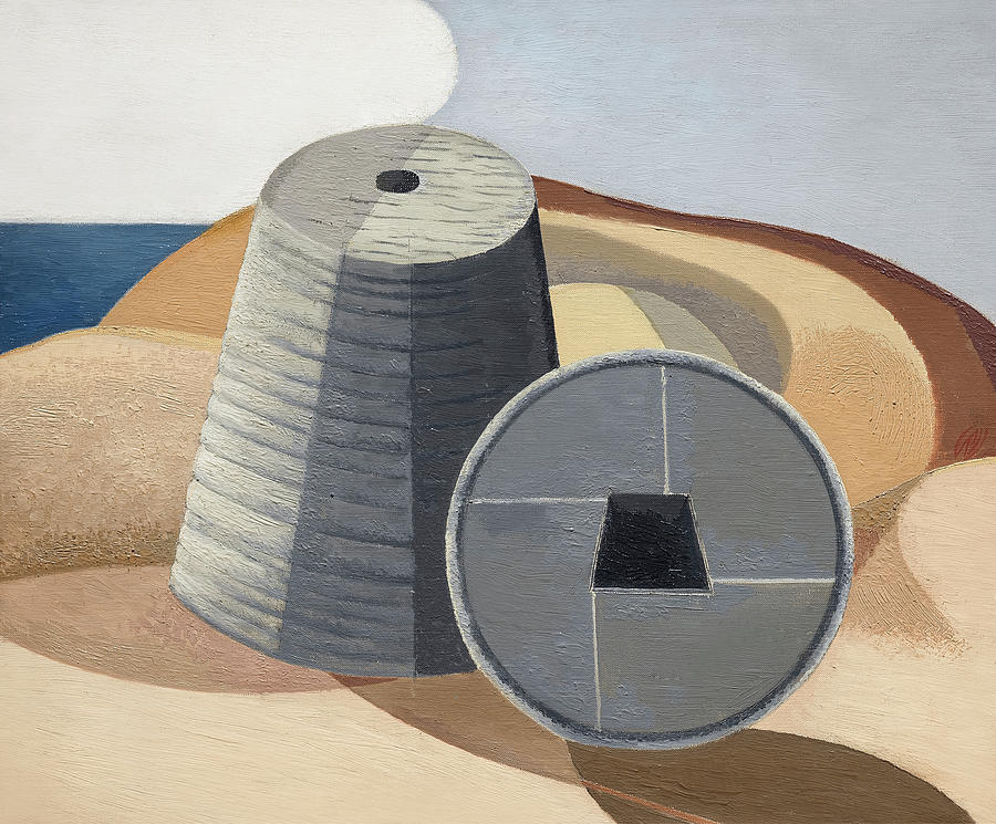 Paul Nash Painting - Mineral Objects by Paul Nash by Mango Art