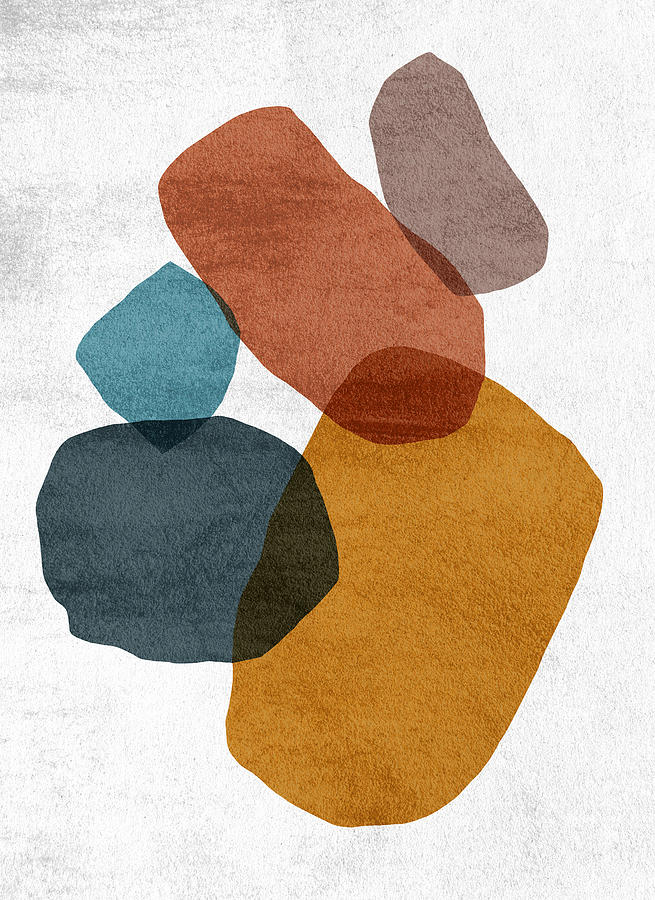 Minimal Mid-Century Abstract #2 Digital Art by Mike Taylor