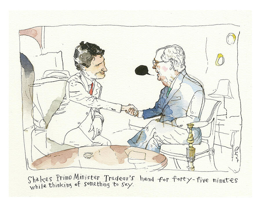 Mitch McConnell Out of His Shell #2 Painting by Barry Blitt