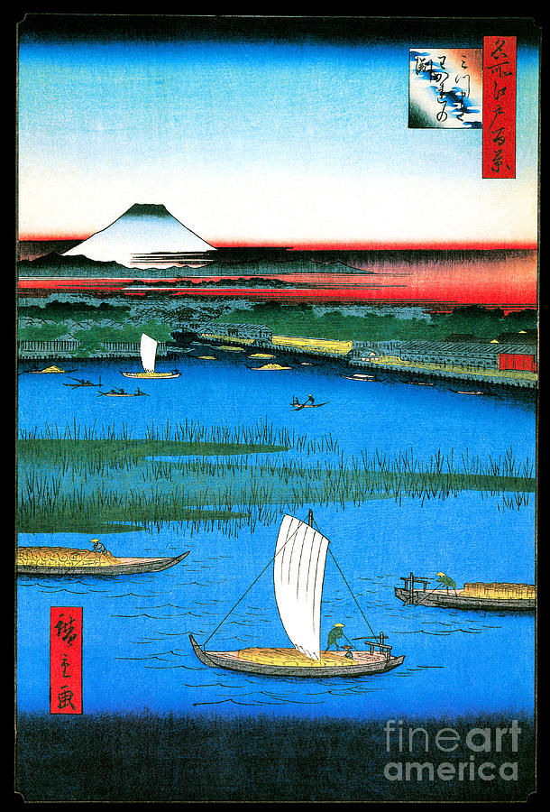 Mitsumata Wakarenofuchi Painting
