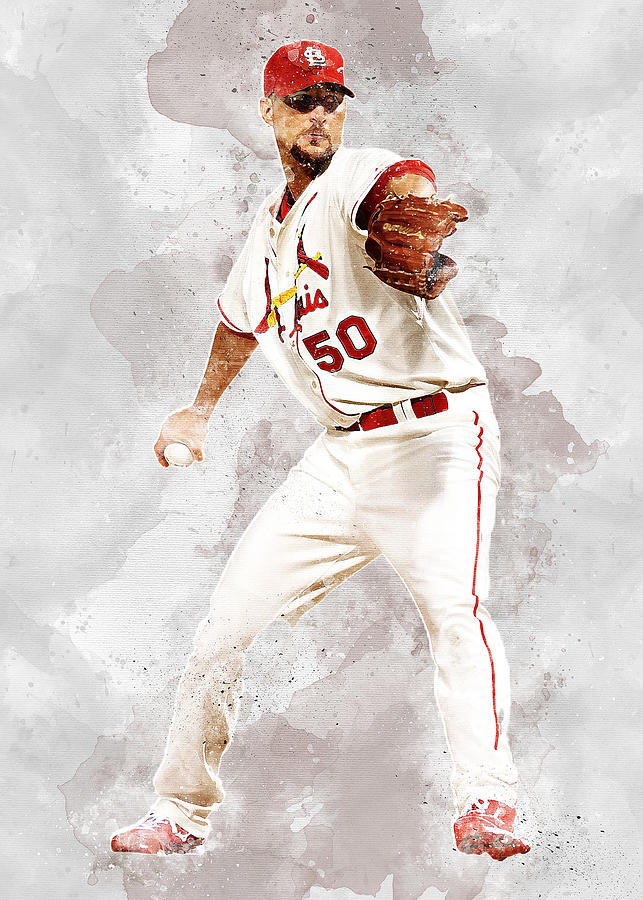 MLB Adamwainwright Adam Wainwright Adam Wainwright Uncle Charlie  Unclecharlie St. Louis Cardinals At by Wrenn Huber