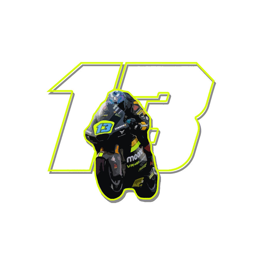 Mooney Vr46 Racing Team Celestino Vietti, Niccolo Antonelli Digital Art ...