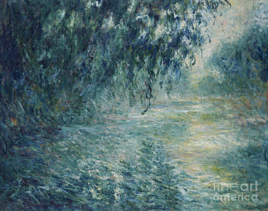Morning on the Seine, 1898 Painting by Claude Monet