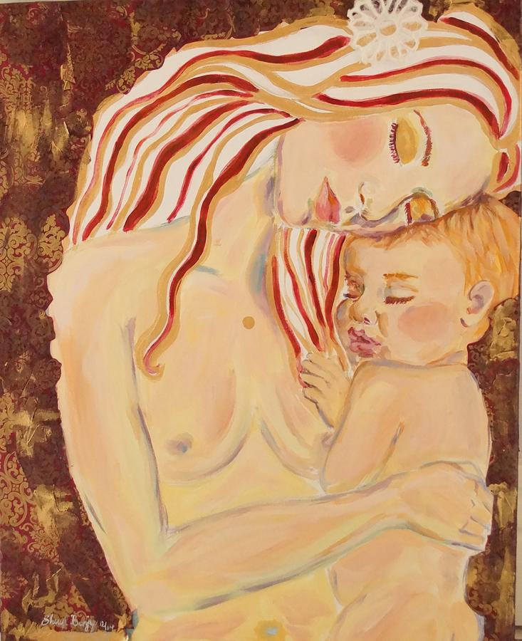 Mixed Media Mixed Media - The Beauty of Motherhood by Sheryl Benjy