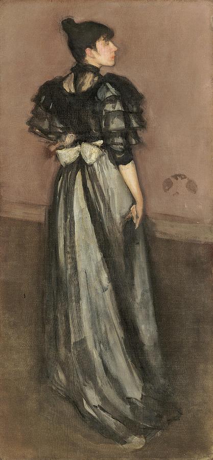 James Mcneill Whistler Painting - Mother of Pearl and Silver, The Andalusian #3 by James McNeill Whistler