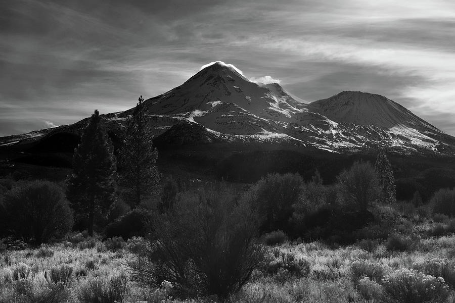 Mount Shasta and Shastina #2 Photograph by Frank Wilson
