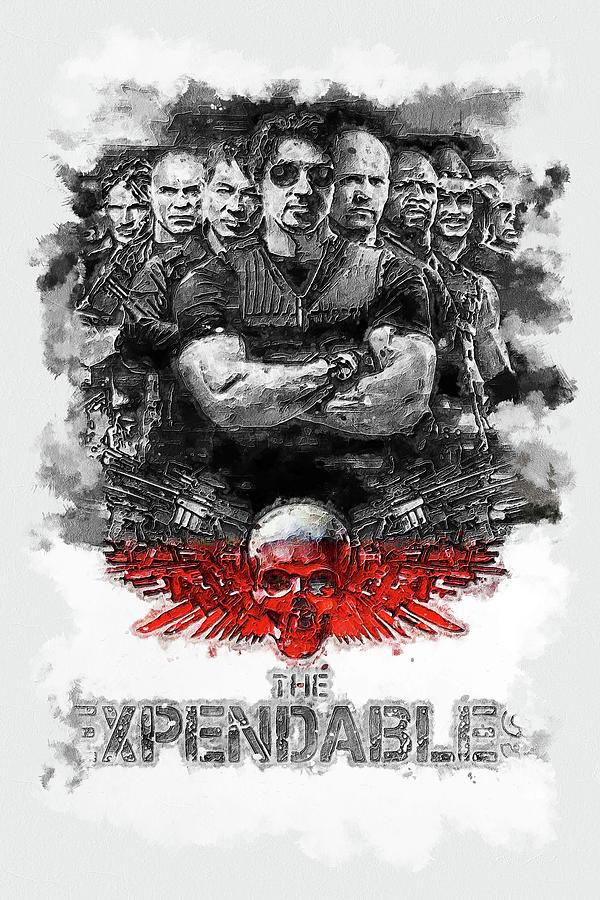 Movie The Expendables Digital Art By Garett Harold Fine Art America