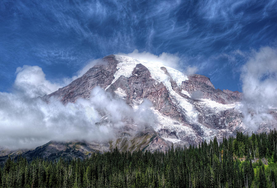 Mt Rainier #2 Photograph by Greg Sigrist
