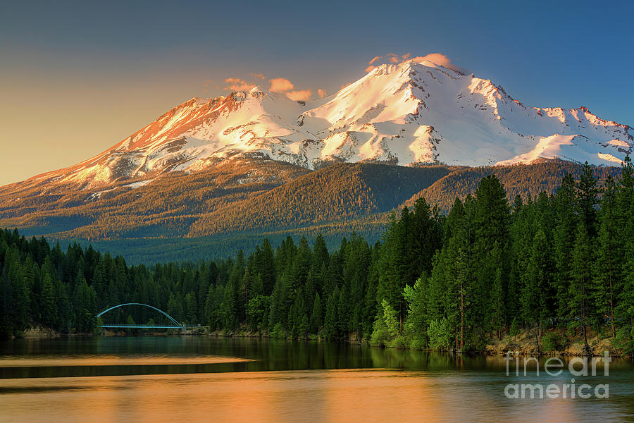 Landscape Photograph - Mt Shasta, California, USA #2 by Henk Meijer Photography