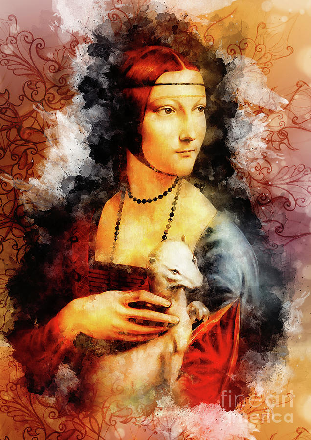 Lady with an Ermine  Painting by Leonardo da Vinci